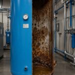 Corrosione interna serbatoio aria compressa