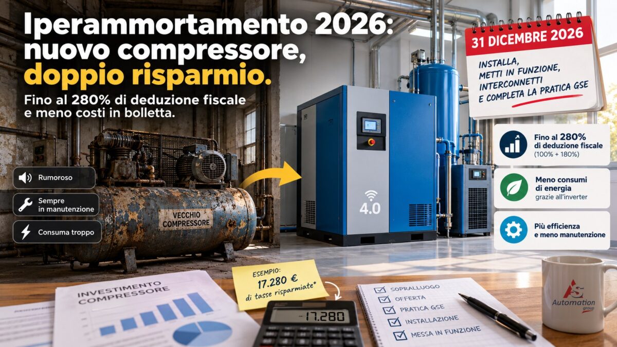 compressore a vite con inverter iperammortamento 2026