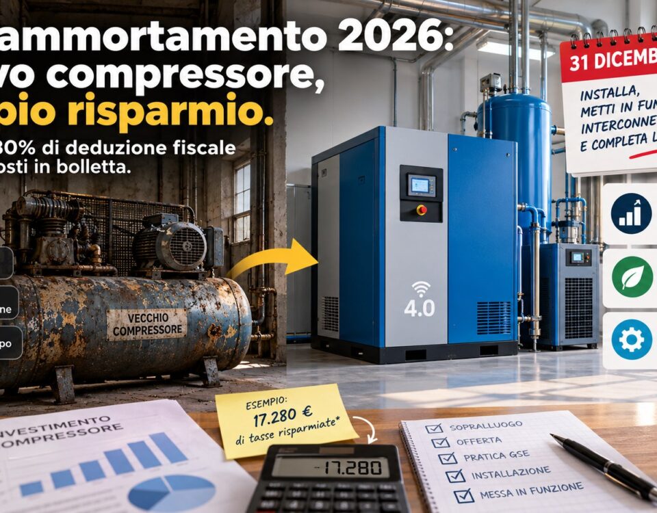 compressore a vite con inverter iperammortamento 2026