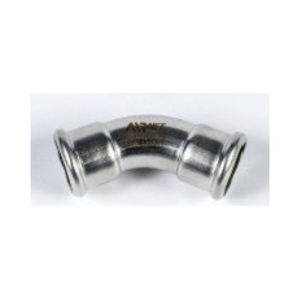 Gomito a 45º – acciaio inox