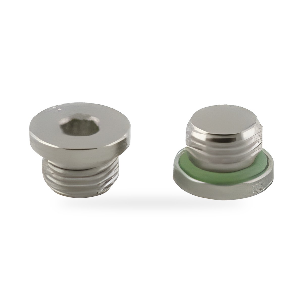Tappo M cilindrico esagono incassato con O-ring FKM